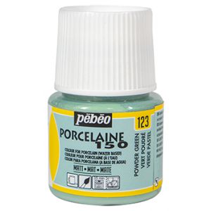 Farba do porcelany/szkła/ceramiki Pebeo Porcelaine150, 123 Powder Green